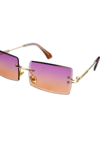 Lunettes de soleil mixte - Catégorie 2 - Doré