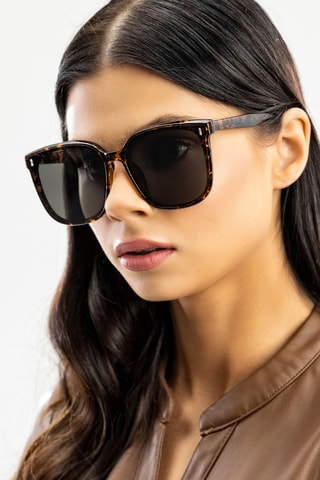 Lunettes de soleil - Anastasia - Catégorie 3 - Femme - Marron