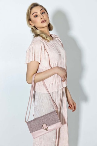 Sac bandoulière - Emily Westwood - Doré et rose