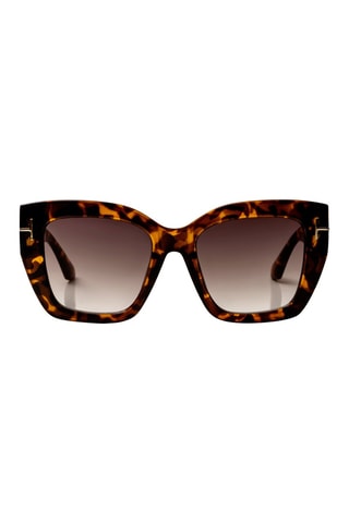Lunettes de soleil femme - Marron et noir