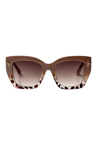 Lunettes de soleil femme - Marron