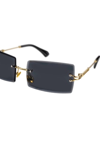 Lunettes de soleil mixte - Catégorie 2 - Doré et noir - Doré