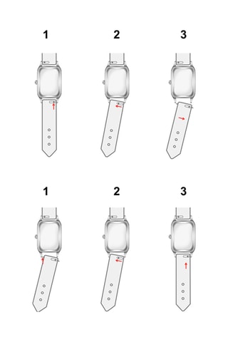 Montre à quartz en acier et diamant - Argenté et doré