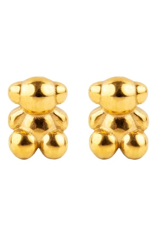 Puces - Plaqué or jaune