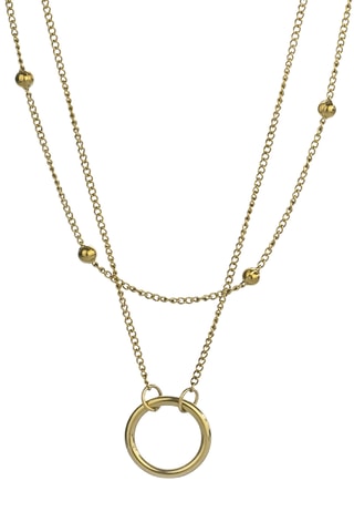 Collier Lyric - Acier inoxydable doré