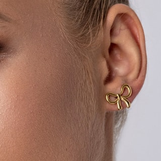 Boucles d'oreilles Adelina - Acier inoxydable doré