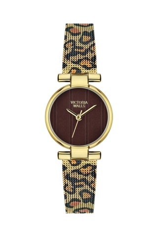 Montre à quartz en acier inoxydable - Doré