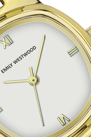 Montre à quartz en acier - Doré