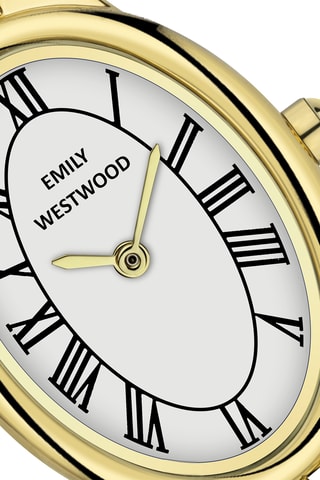 Montre à quartz en acier - Doré