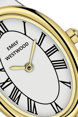 Montre à quartz en acier - Argenté et doré