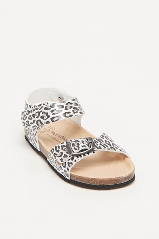 Sandálias Branco e castanho