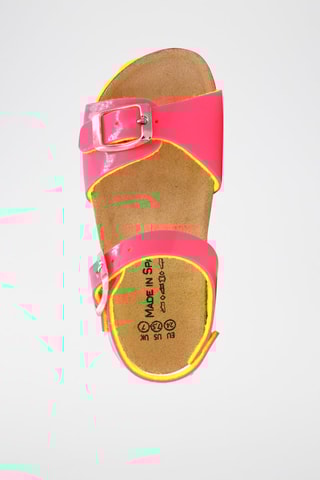 Sandálias envernizadas Fúcsia