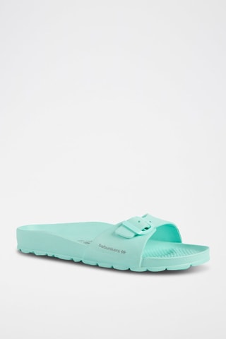 Mules Horsy Verde-água