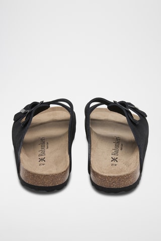 Mules em nobuck - Preto