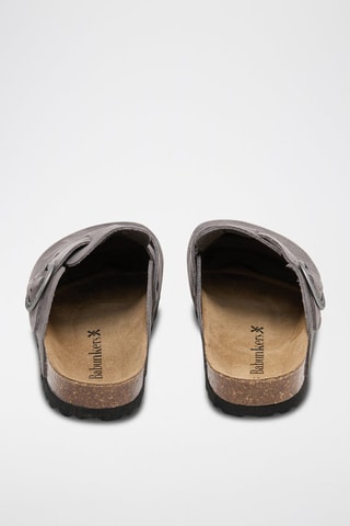 Socas em nobuck - Cinzento