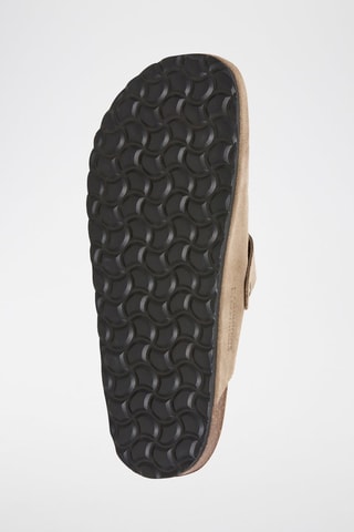 Sabot in pelle scamosciata - Marrone