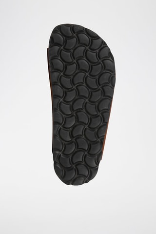 Mules em couro Ibiza Camel