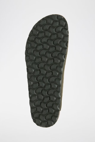 Mules em nobuck - Verde-escuro