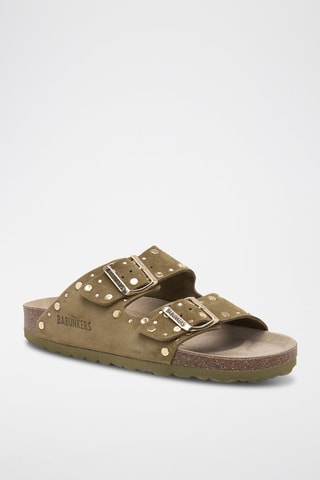 Mules em nobuck - Caqui