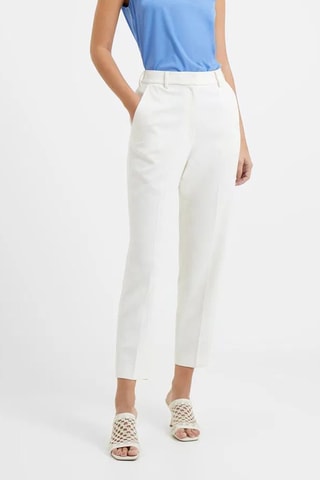 Calças corte cenoura de cintura subida 7/8 Whisper - Branco