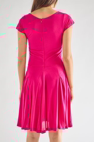 Vestido evasé Meadow - Fucsia