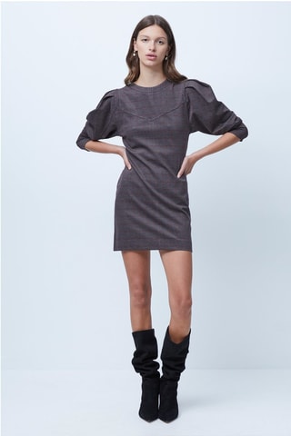 Vestido de tubo Mary - Gris