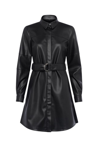 Vestido camisero Patti - Negro