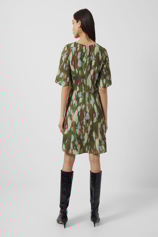 Vestido evasé Innes - Verde