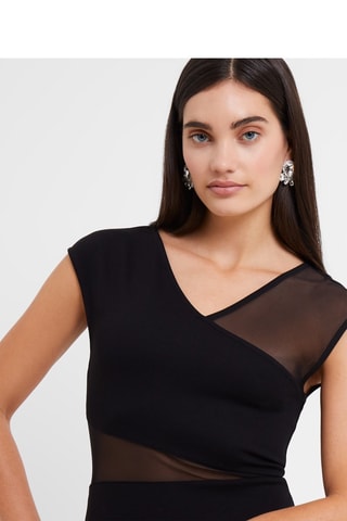 Vestido de tubo Lula - Negro