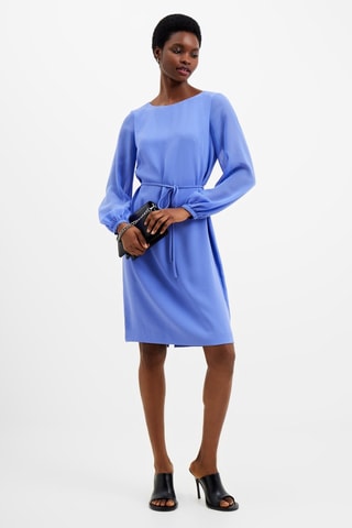 Vestido recto Addinalla - Azul