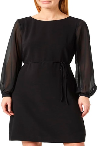 Vestido recto Addinalla - Negro