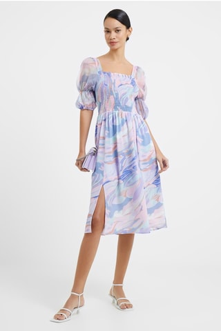 Vestido midi Dalla - Azul