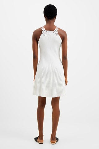 Vestido evasé Mari - Blanco