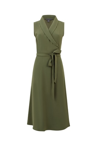 Robe portefeuille Shawl - Vert olive