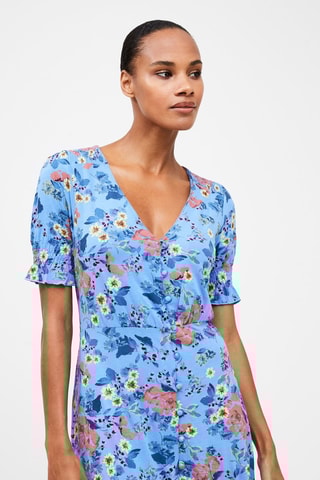 Vestido camisero Vee - Azul