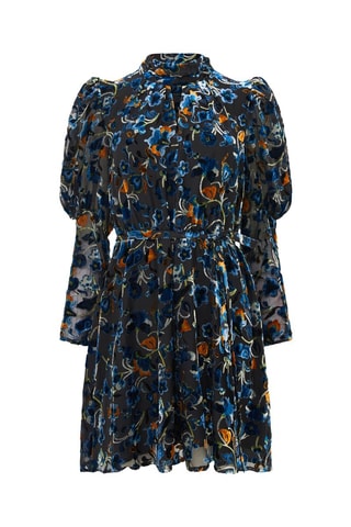 Vestido evasé Avery - Negro