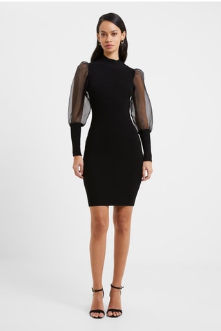 Vestido de tubo Krista - Negro