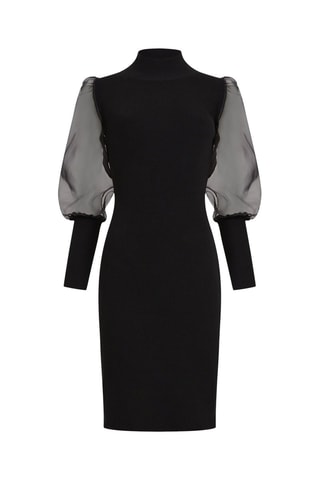 Vestido de tubo Krista - Negro