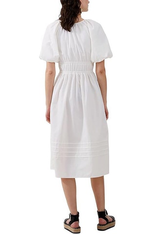Robe midi Alora - Blanc