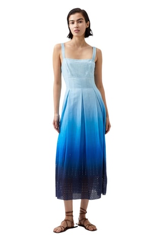 Vestido largo Abana - Azul