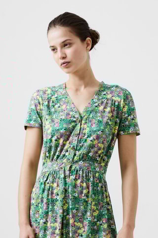 Vestido recto Blossom - Verde