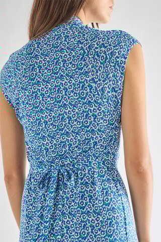 Robe longue Tropicana - Bleu