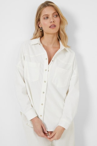 Camisa relaxed fit Paula - Blanco