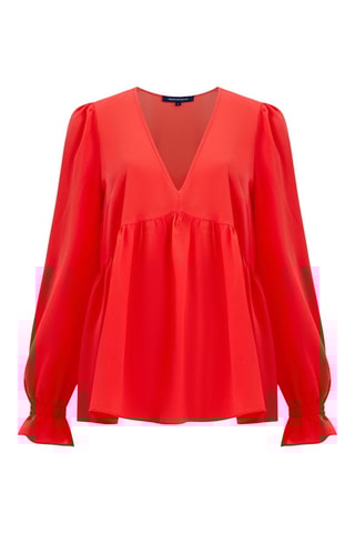 Blusa Crepe - Rojo