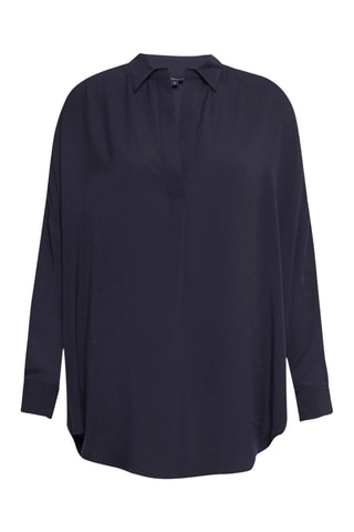 Blusa relaxed fit Rhodes - Negro