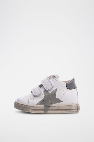 Zapatillas de piel - Blanco