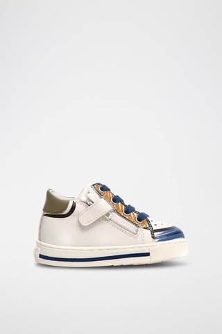 Zapatillas de piel - Blanco