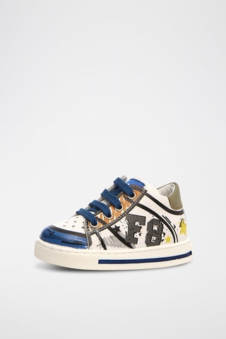 Zapatillas de piel - Blanco