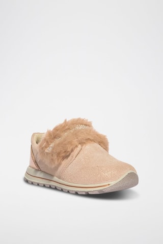 Zapatillas de piel Baby Tiguan - Rosa claro