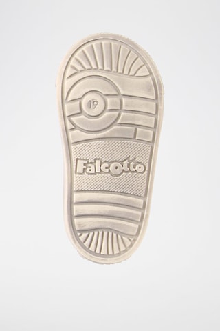 Zapatillas de piel bovina - Blanco y dorado